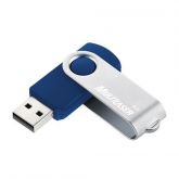 Pen Drive 8 GB Multilaser Azul e prata PD787 (PD303), USB 2.